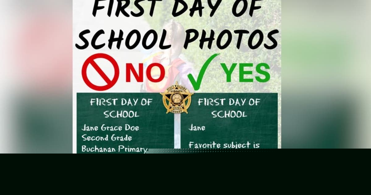 Georgia deputies issue warning on back-to-school photo trends