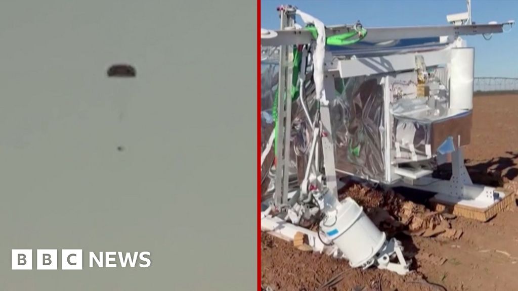 Nasa research equipment accidentally lands on Texas farm