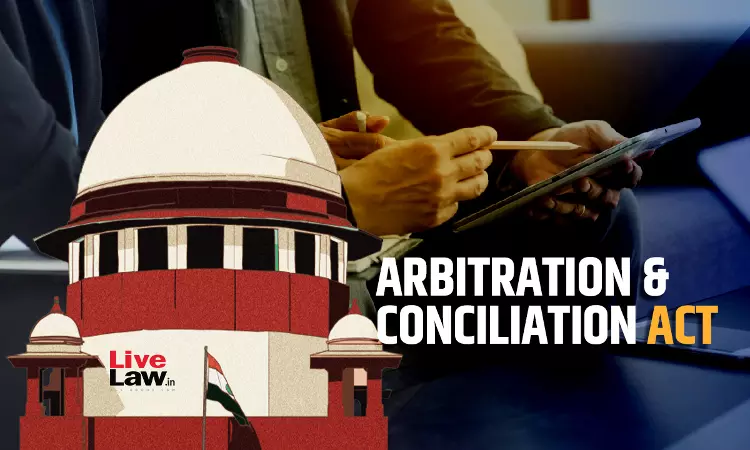 Only Civil Court Of Original Jurisdiction Can Extend Arbitral Tribunal's Mandate, Not Referral Courts : Supreme Court