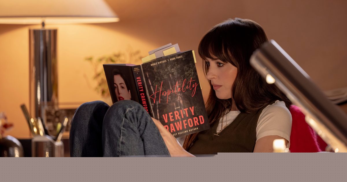Anne Hathaway stars in chilling first-look trailer with Dakota Johnson and Josh Hartnett for adaptation of bestselling thriller