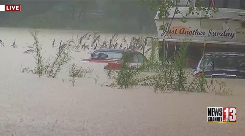 Heavy rain floods Castleton-on-Hudson streets, more rain ahead