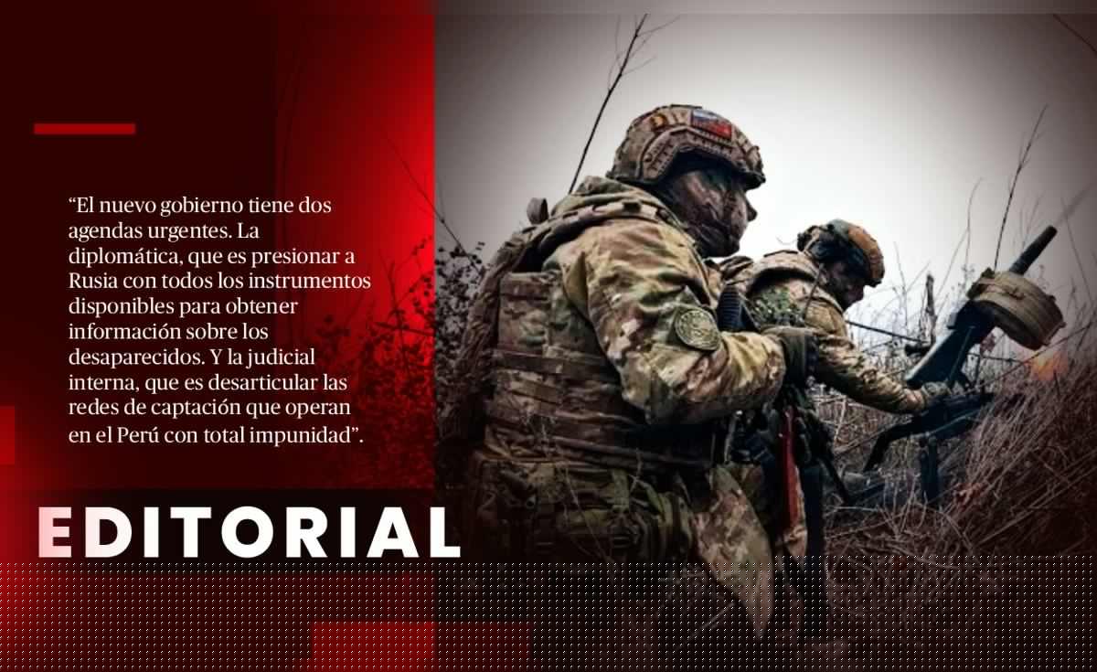 Urge investigar reclutamiento de peruanos en Rusia