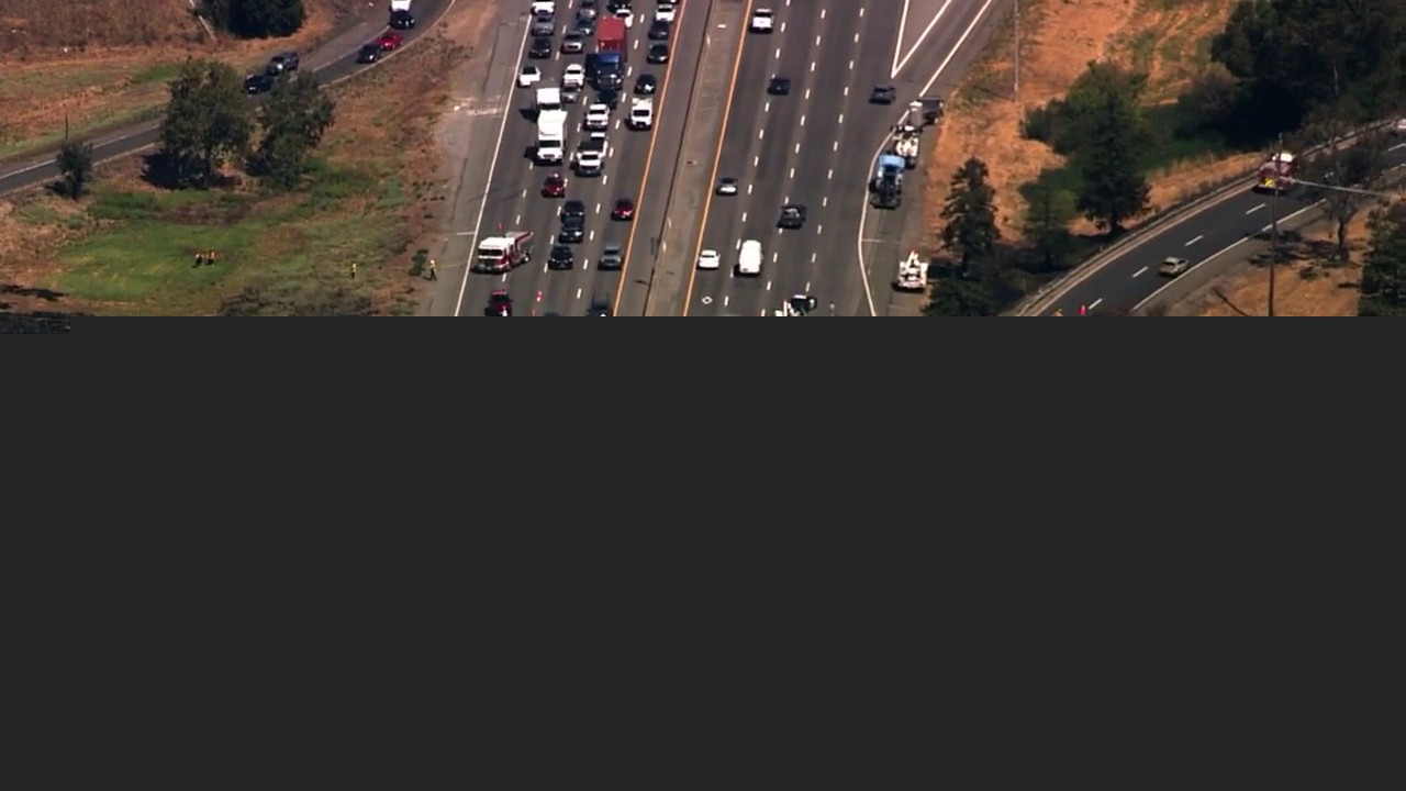 Novato crash, fire, downed power lines affecting US Highway 101