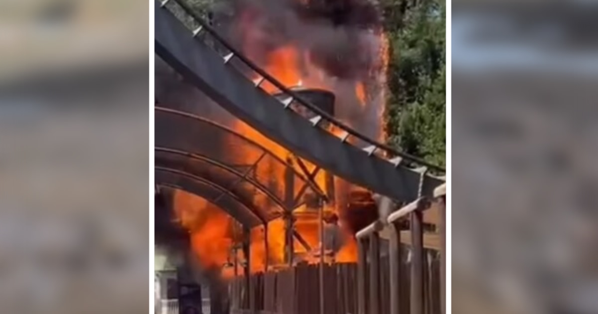 Freizeitpark brennt - Schwarzer Rauch: Feuer im Gardaland ausgebrochen