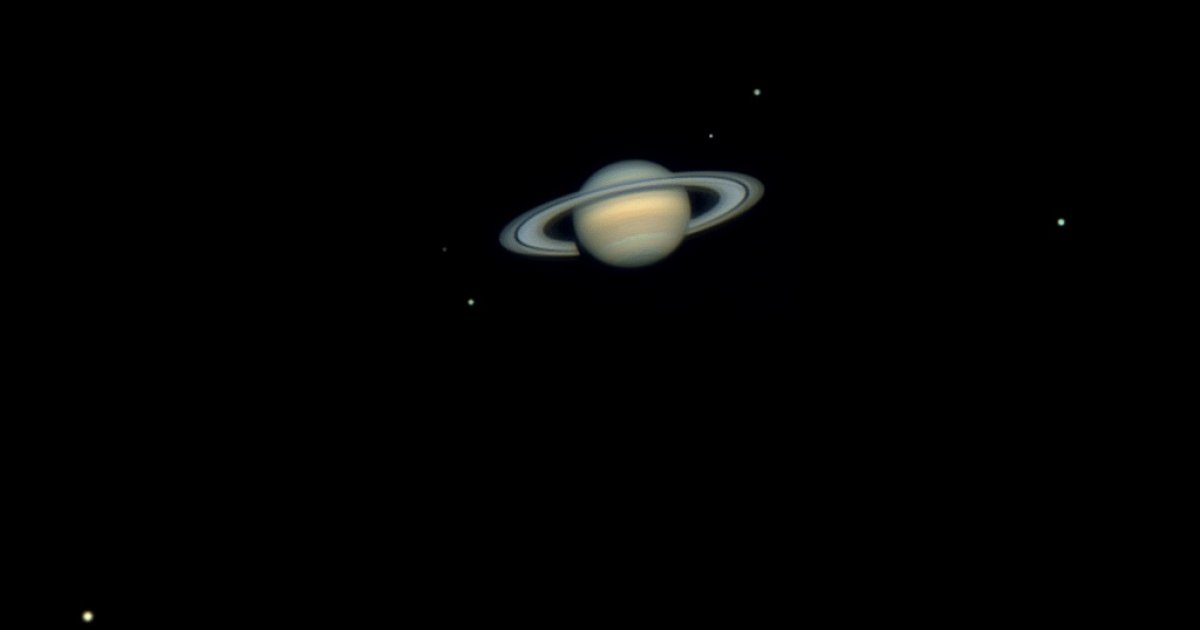 Six Moons of Saturn Appear in Stunning NASA Image: Can You Spot Them?