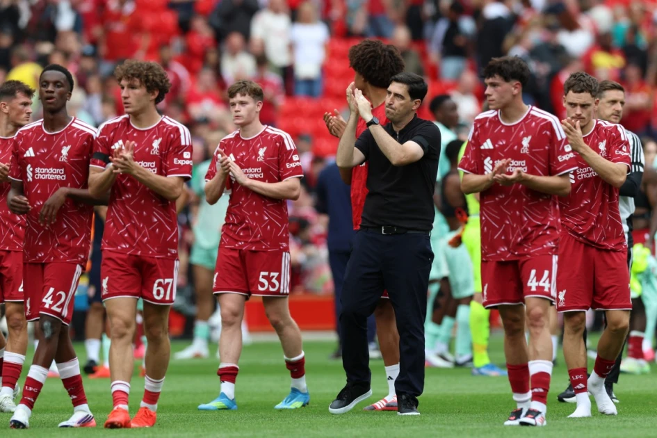 Iraola's first Anfield match as Liverpool manager ends in Monaco defeat
