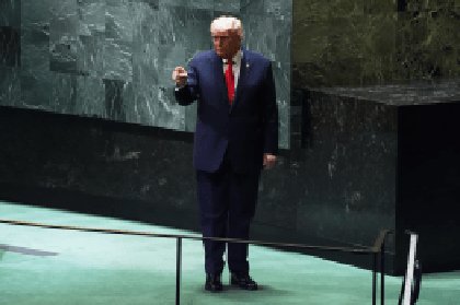 Trump Makes a Rambling 20 Minute Speech to the UN Audience….