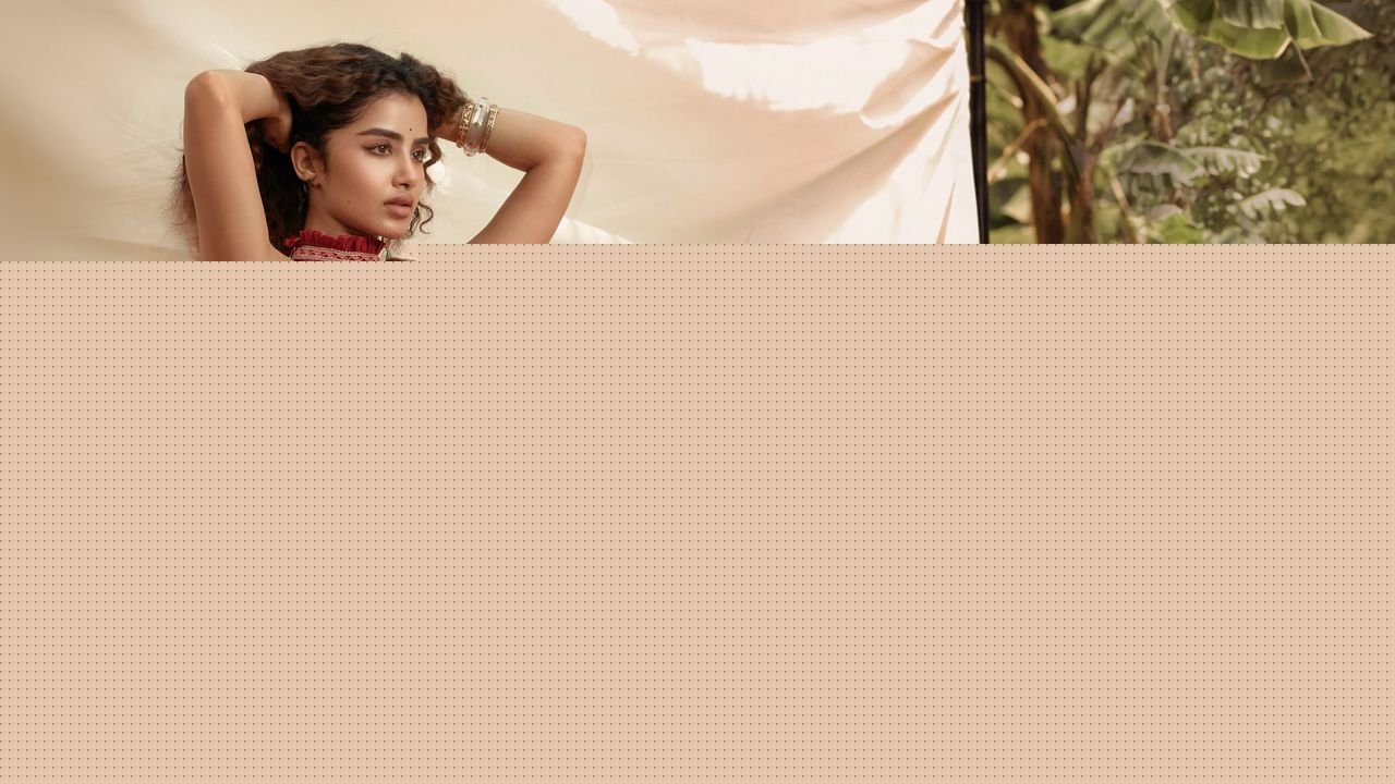Anupama Parameswaran carries Torani’s chintz print from neckline to hem