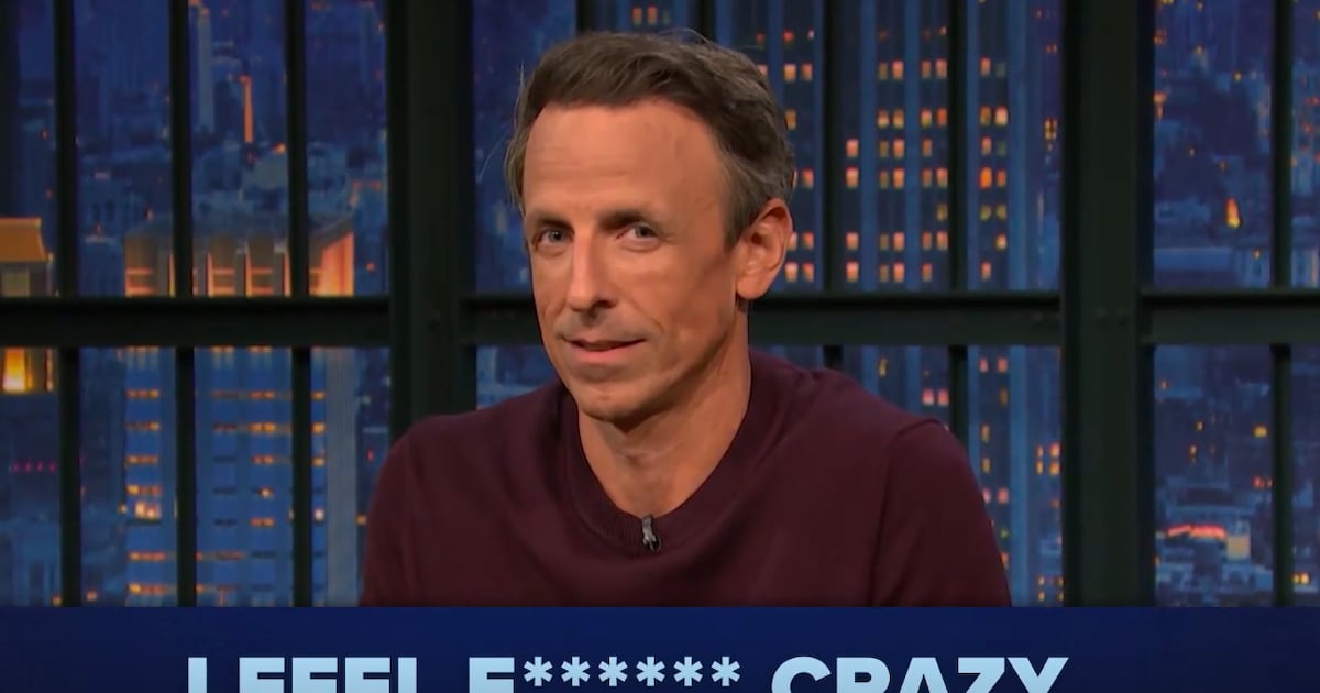 Trump’s Bonkers Question Breaks Seth Meyers’ Brain