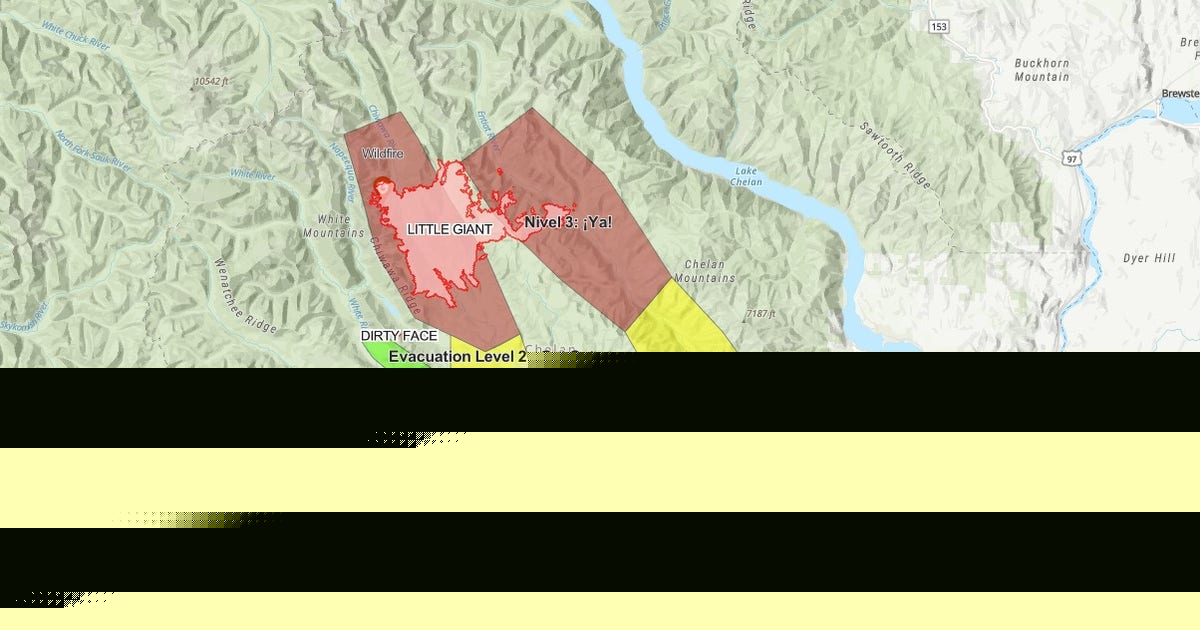 'Little Giant' wildfire prompts Level 3 'Go Now' evacuations for Chelan County, WA