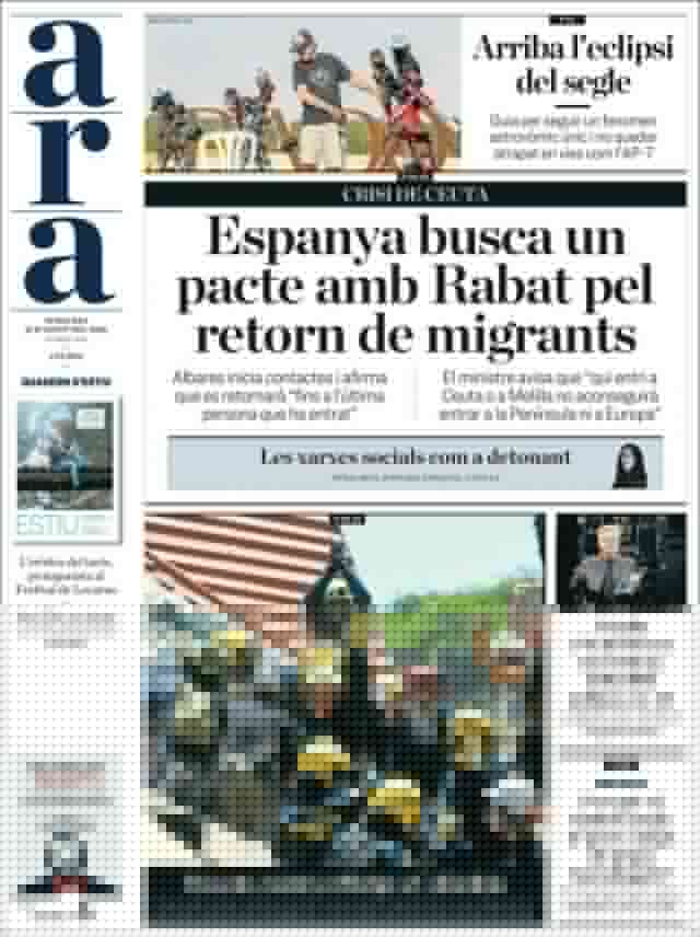 Les portades del dimecres 12 de agost de 2026