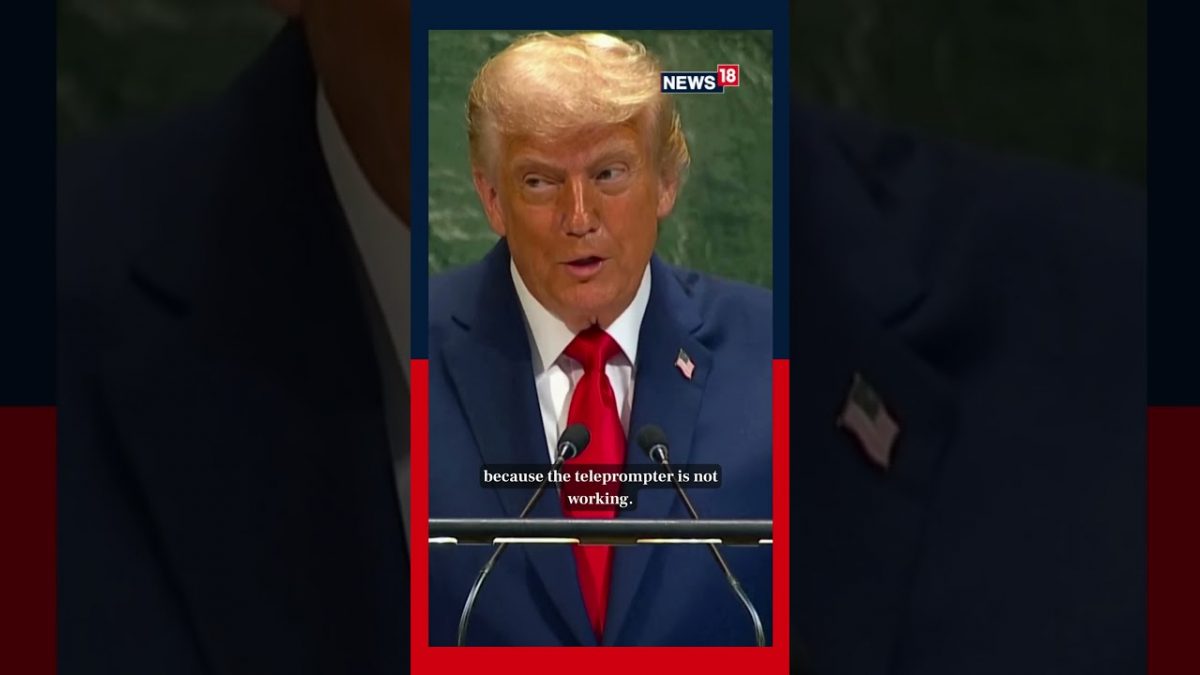 In Big Trouble: Trump Jokes As His Teleprompter Stops Working | US News | Donald Trump Speech