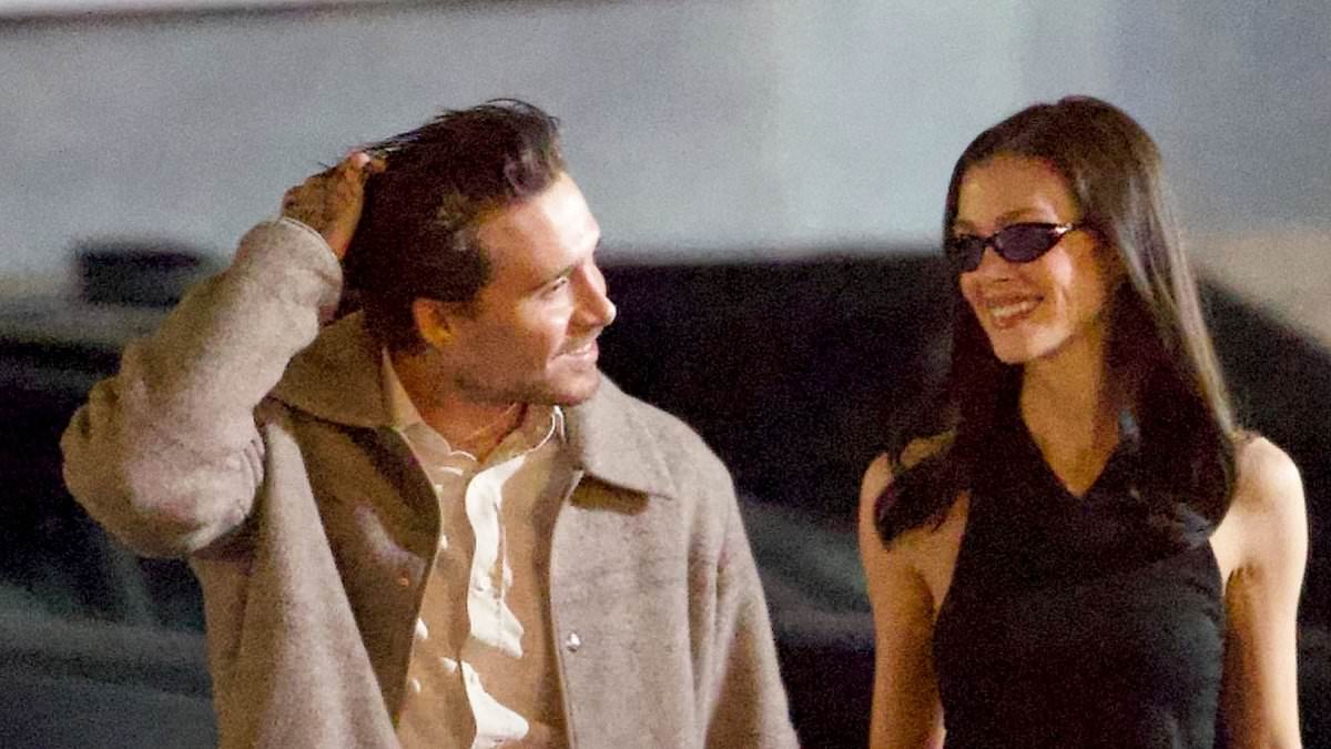 Smiling Brooklyn Beckham looks very happy with himself as he whisks his wife Nicola Peltz off for dinner during Beverly Hills getaway after publicly cutting ties with his family