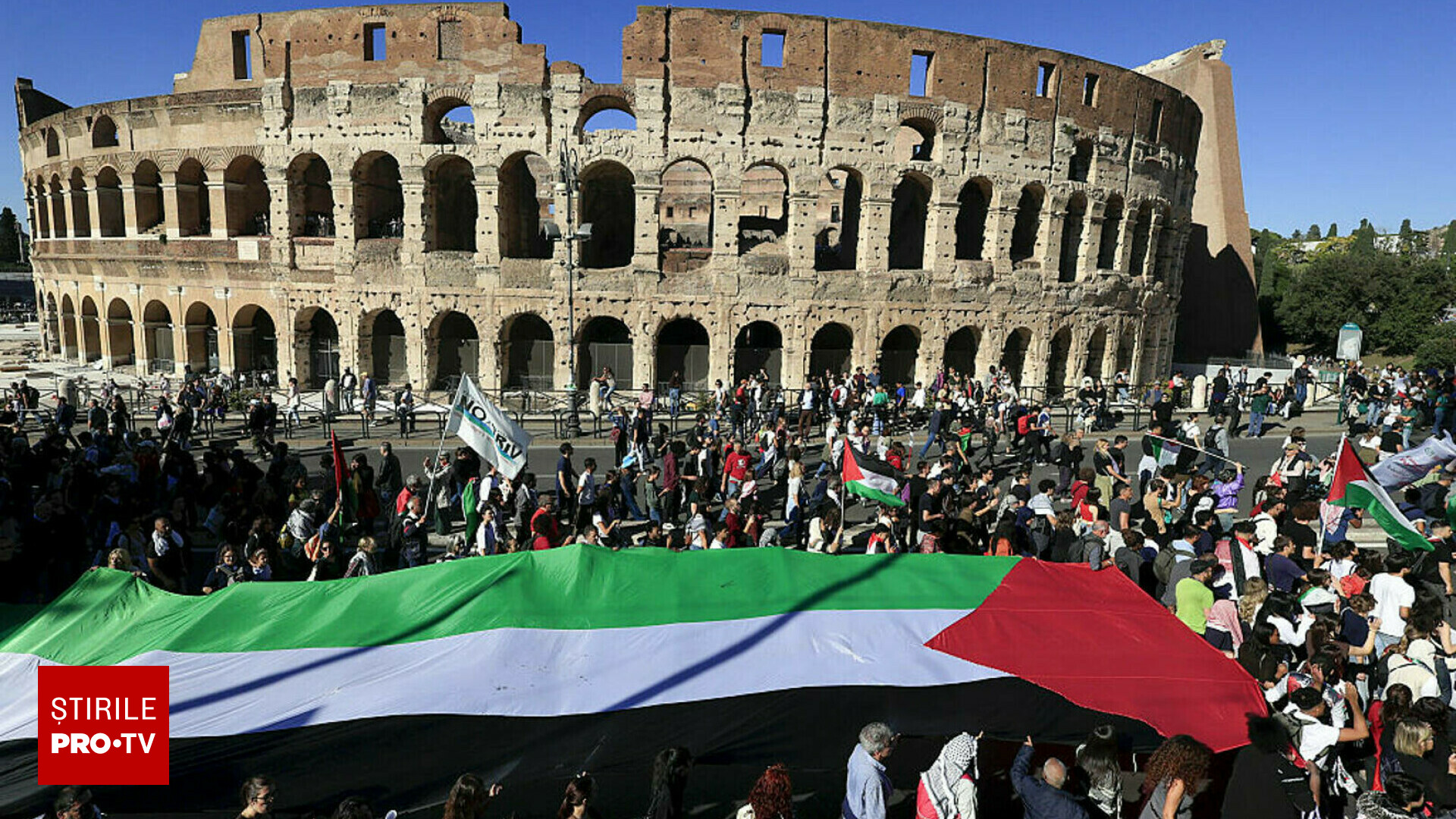 Proteste masive în Italia după ce Israelul a arestat activiști care duceau ajutoare în Gaza. Ciocniri cu poliția