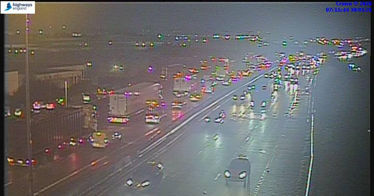 Live M25 and A13 traffic updates as drivers face long delays near Lakeside