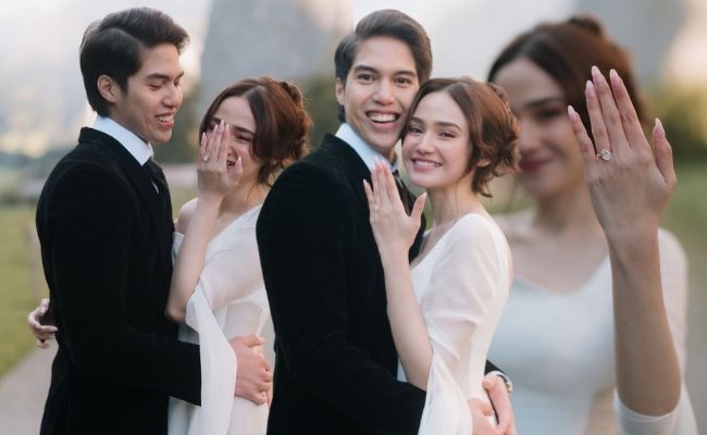 [FOTO] Genap Setahun Bercinta, El Rumi Lamar Syifa Hadju Di Switzerland