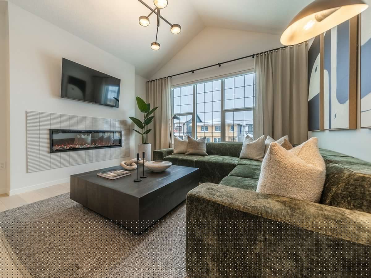 Multiple fireplaces add warmth to Cedarglen's Glenbow