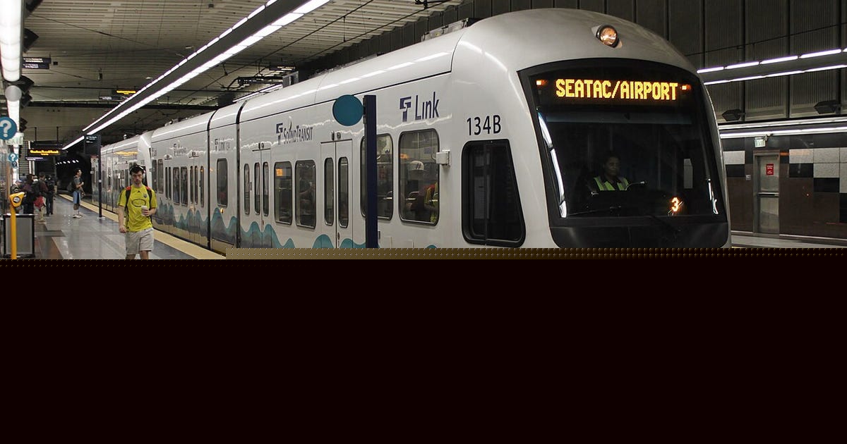 Link light rail Line 1 suspended due to train blockage