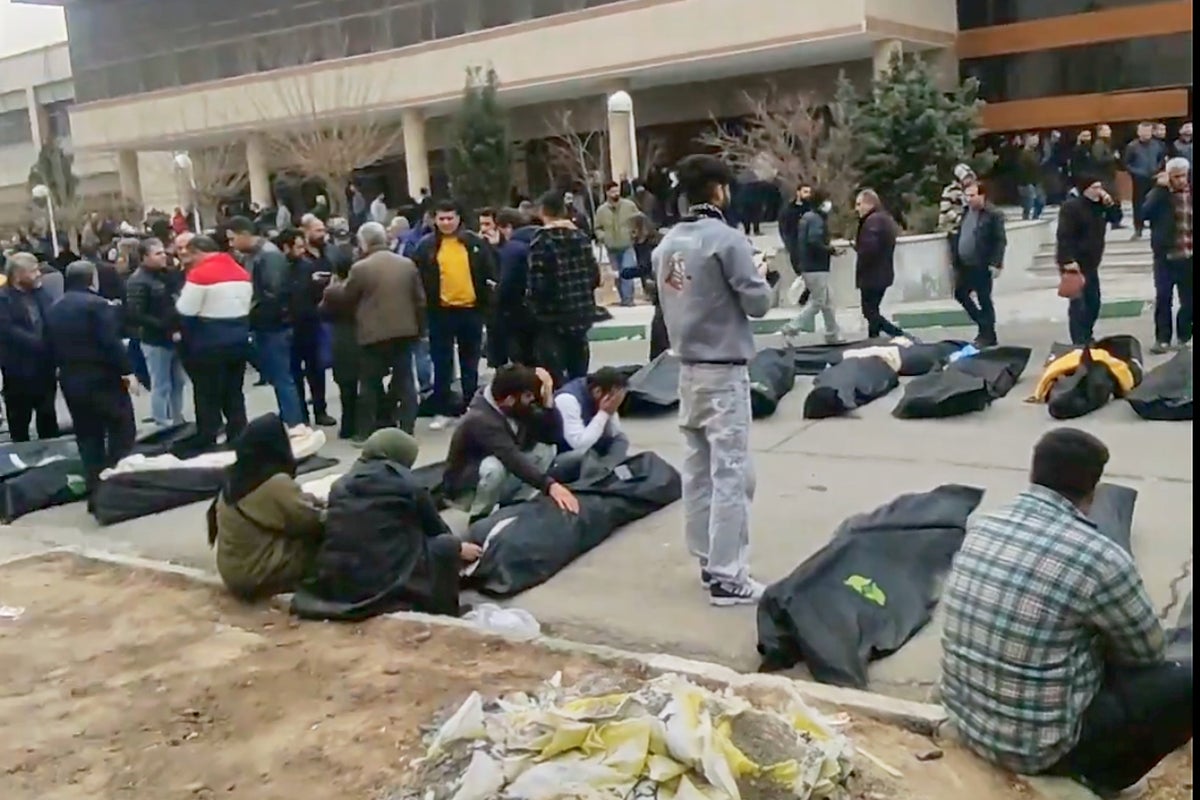 Through the eyes of Iranian protesters, glimpses of disorder, disarray and death
