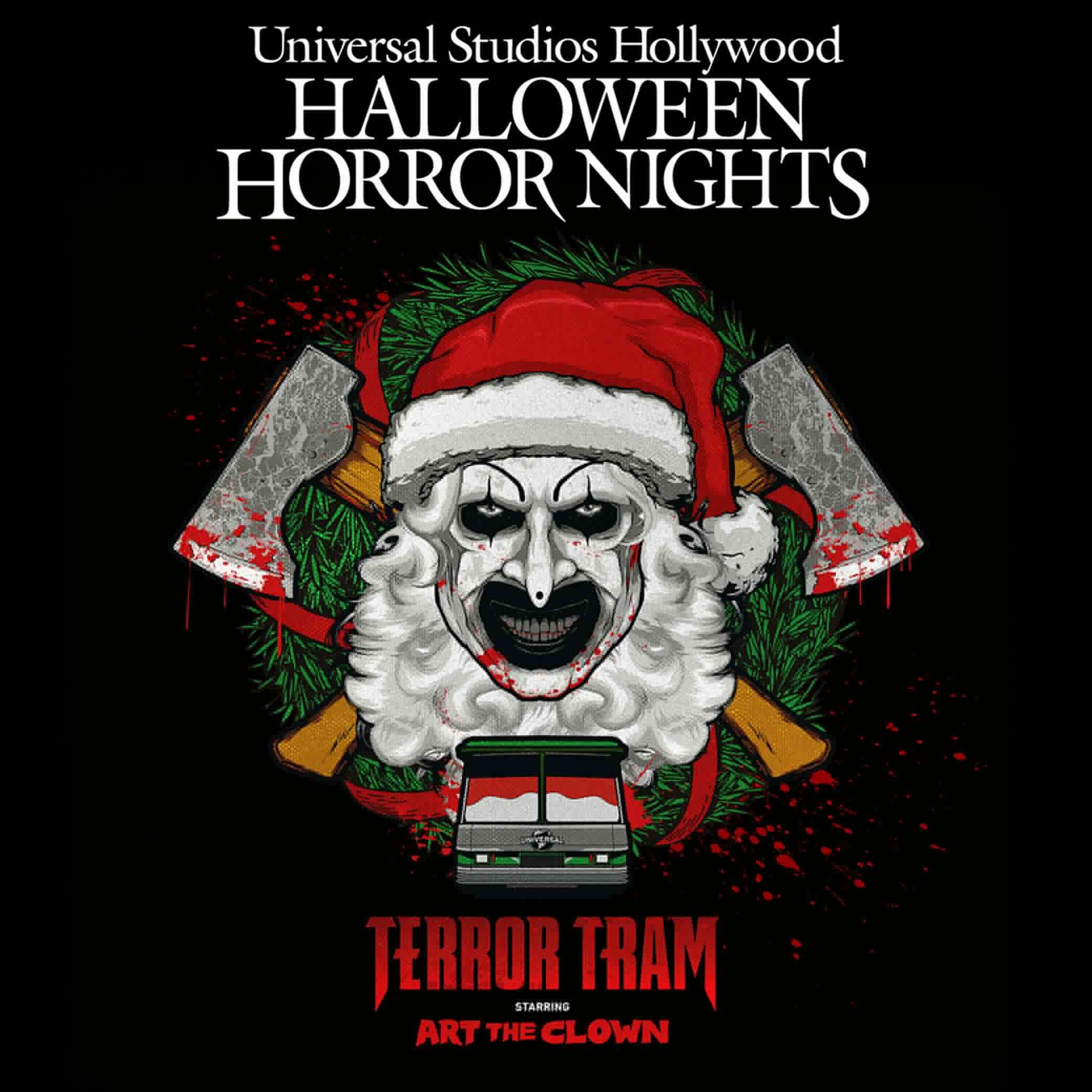 Halloween Horror Nights 2026 Line-Up Adds Terror Tram Starring Art the Clown