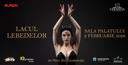 Balerina GANNA MUROMTSEVA în premieră în România, în „LACUL LEBEDELOR,”