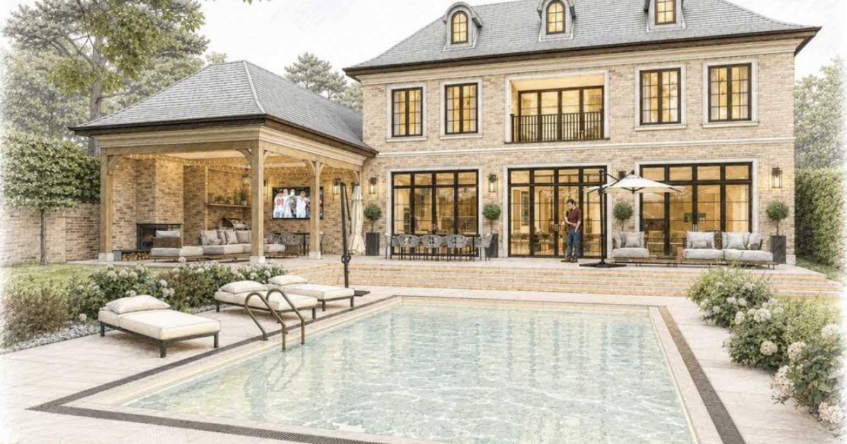 Plan to knock down home for 'Neo-Georgian' house with 5 bedrooms and swimming pool