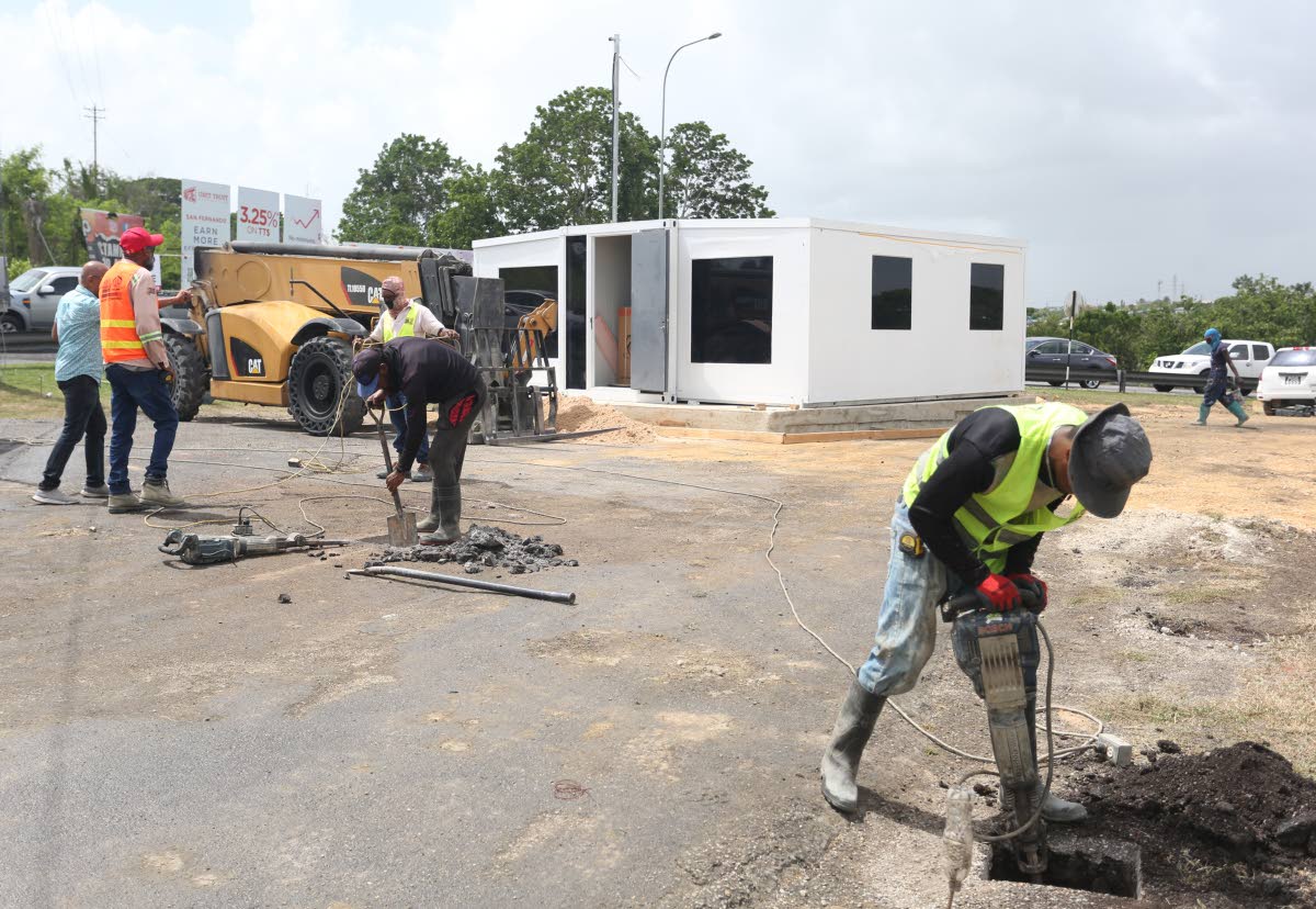 Tarouba police-army post takes shape as residents weigh safety, trust