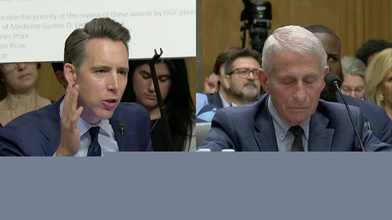 Dr. Fauci grilled by Sen. Hawley over Fifth Amendment