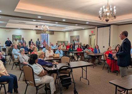 Secretary of State visits Early County, announces run for Governor of Georgia