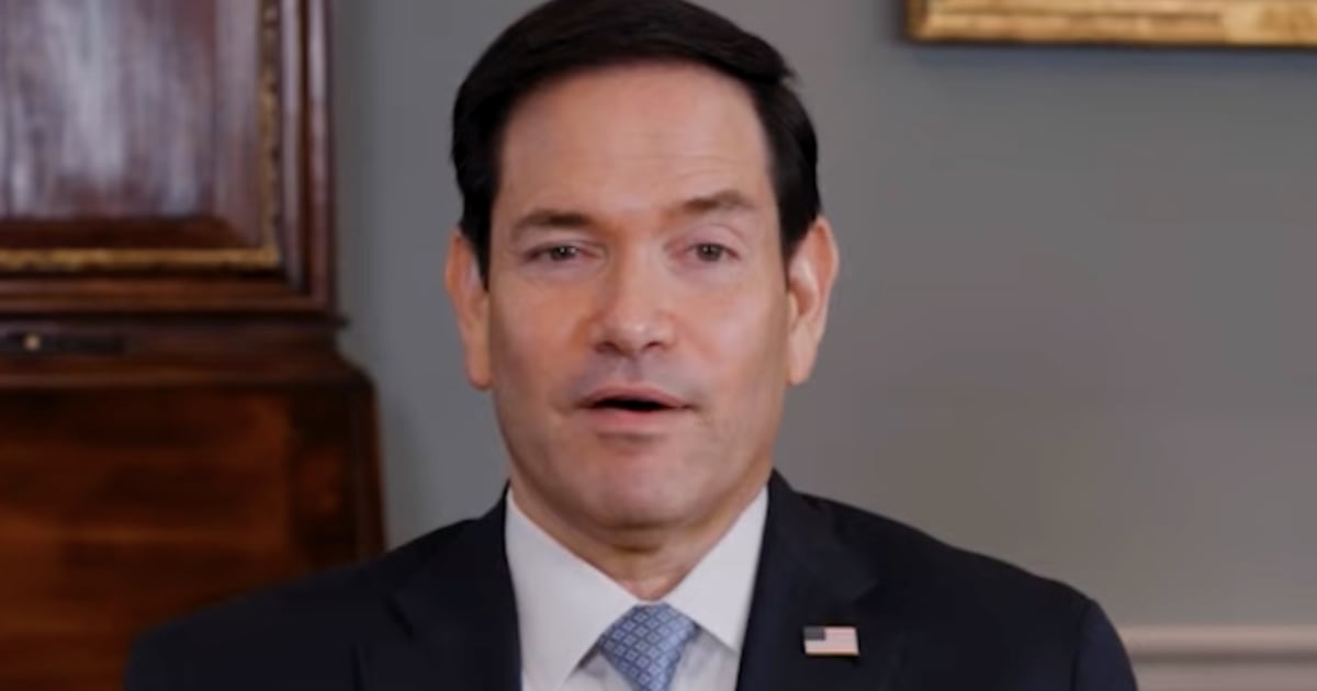 Rubio Shares Wild Story of Suspected Corpse on Air Force One