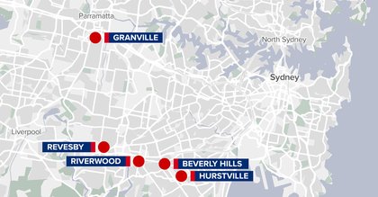 Seven men charged as police seize firearms and $3m worth of drugs connected to Sydney crime syndicate