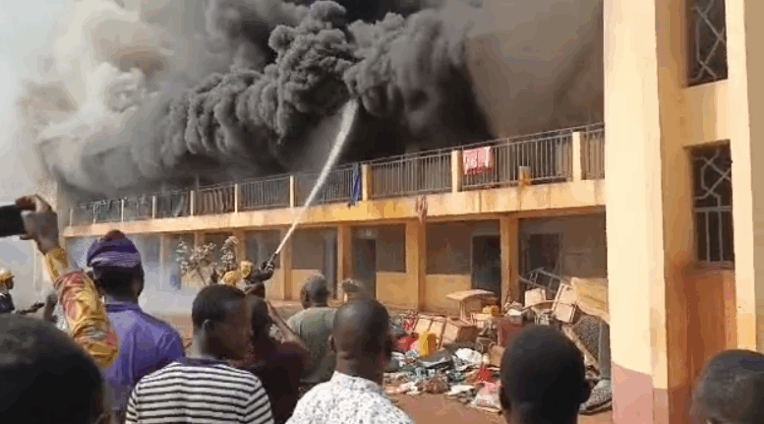 Fire guts NOBISCO girls’ dormitory, displaces 900 students