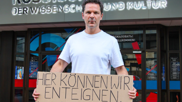 Berlin: Russisches Haus – SPD-Kandidat Steffen Krach spielt mit Forderung nach Enteignung