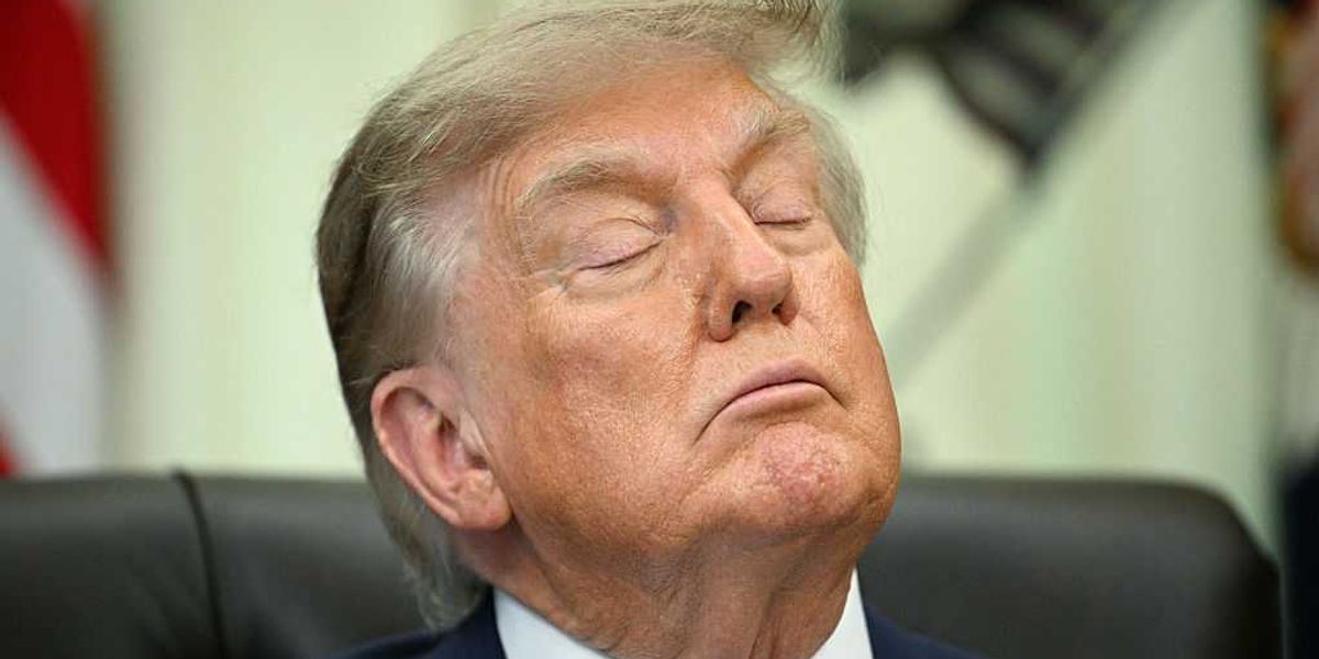 24 times Trump has seemingly 'fallen asleep' in his second term