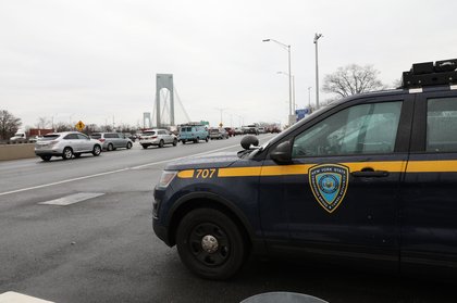 NYPD, MTA conduct ghost plate enforcement operation at Verrazzano Bridge