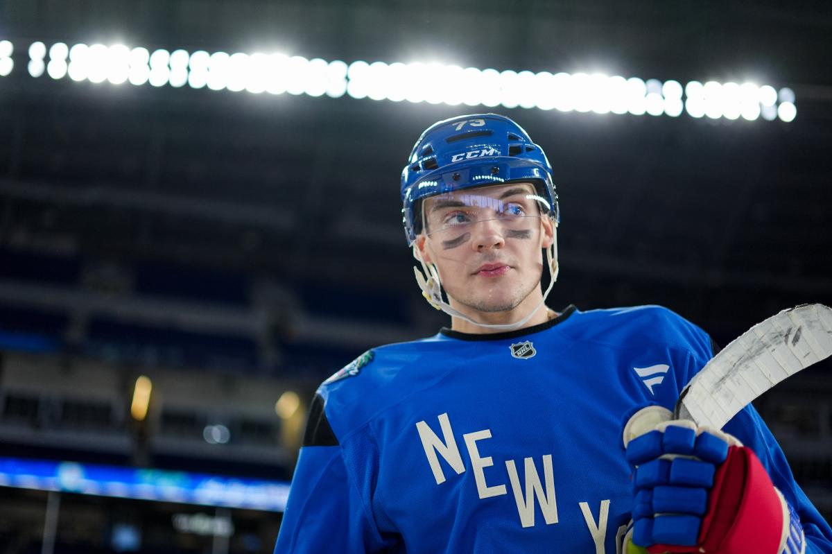 Matt Rempe has ‘a lot to prove’ in pivotal Rangers training camp