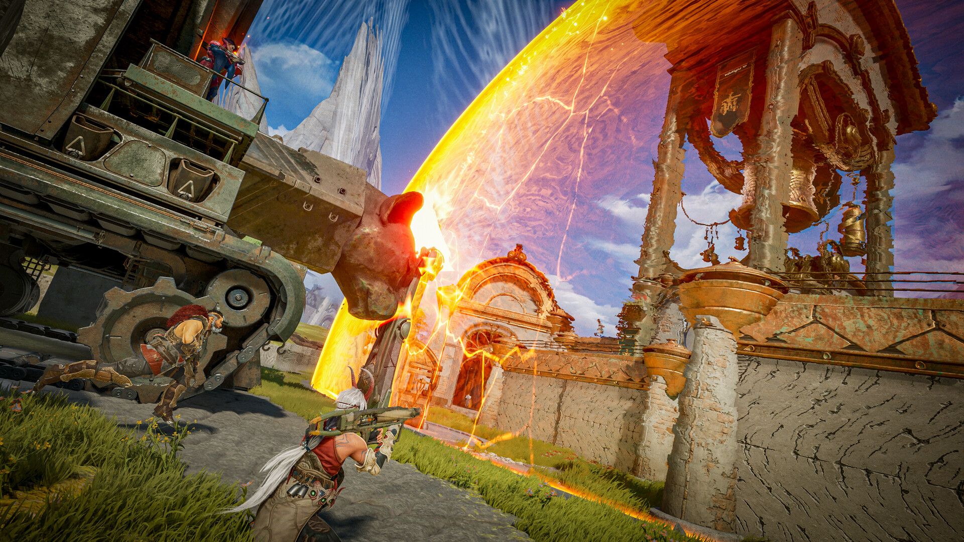 I love Highguard's 2Fort-style sieges – when they actually happen