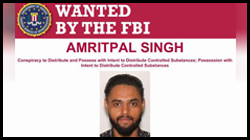 Amritpal Singh, FBI issues wanted poster for Vancouver-based