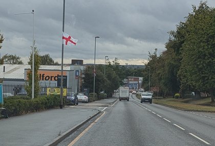 Lichfield councillor calls for “tatty and untidy” flags to be removed