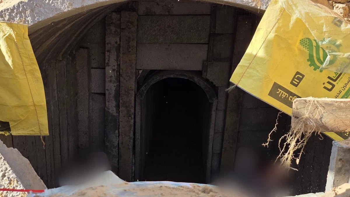 IDF Demolishes Subterranean Weapons Cache Holding Dozens of Rockets East of Gaza's Yellow Line | WATCH