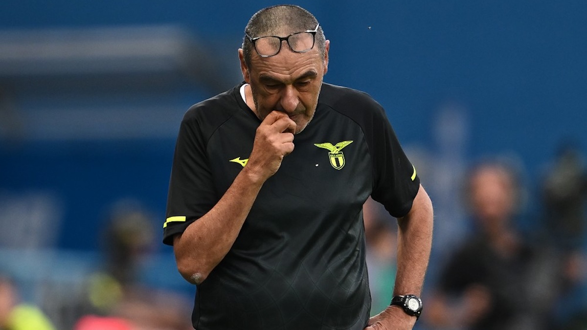 Lazio Torino 3-3, il tecnico biancoceleste Sarri assente nel post partita: svelato il motivo