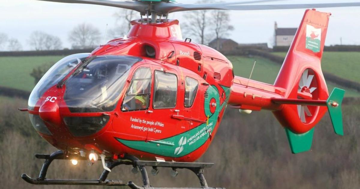RECAP- Updates as Welsh Air Ambulance lands near Mold town centre