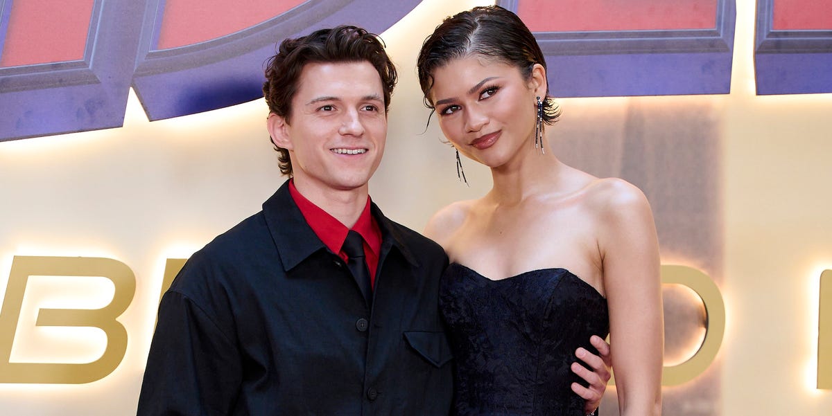 Zendaya and Tom Holland Wear Their Wedding Bands in London After Marrying in Surrey This Week