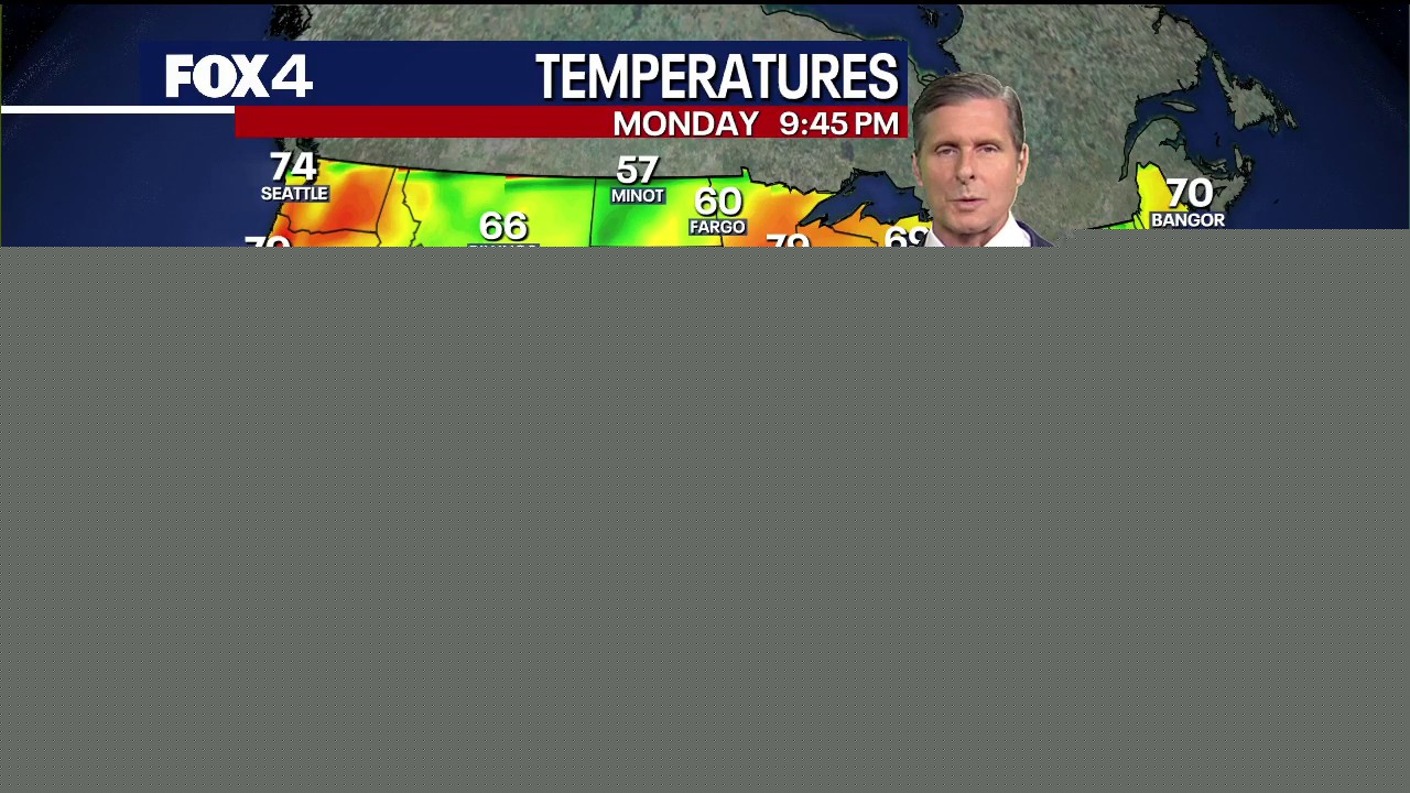 Dallas weather: August 3 overnight forecast