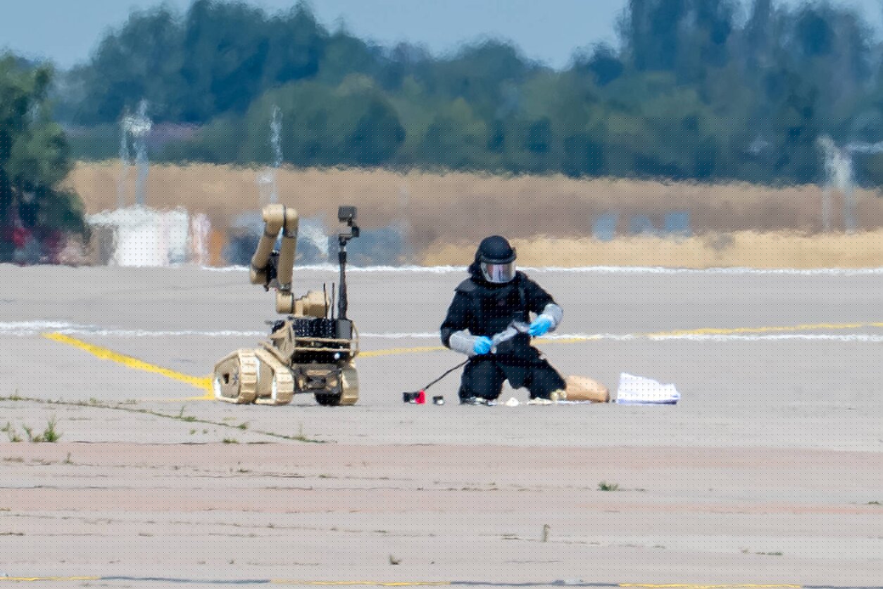 Žiniasklaida: JAV žvalgyba mano, kad dronas Leipcigo oro uoste priklauso Rusijai