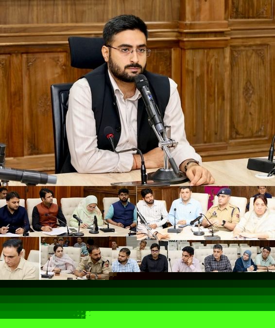 Inclement weather forecast : DC Srinagar conducts DDMA meeting, reviews readiness measures of all line departments