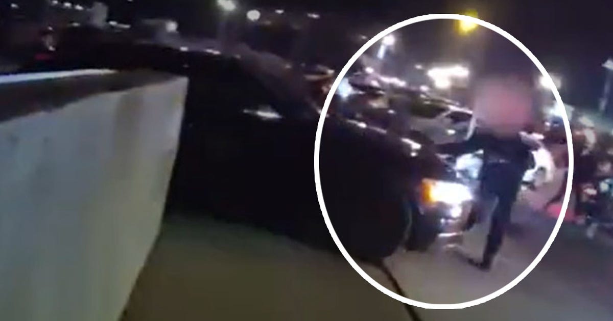 Video: Milwaukee police shooting, suspect hits officer with car