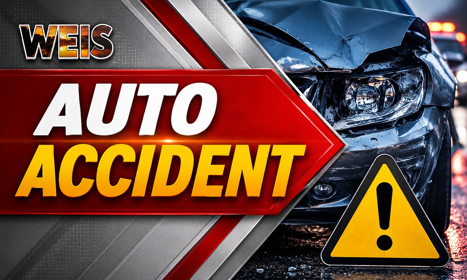 2 Vehicle Crash Injures One