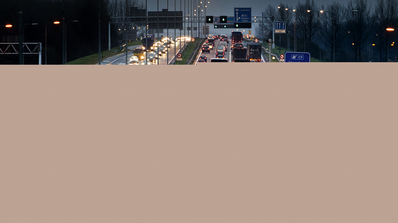 The biggest delay in the road in the Utrechot region, the failure of the matrix board has not yet remedied