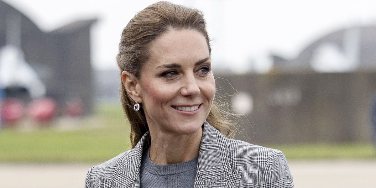 Kate makes public appearance just one day after Harry's lawyers named princess and William in legal documents